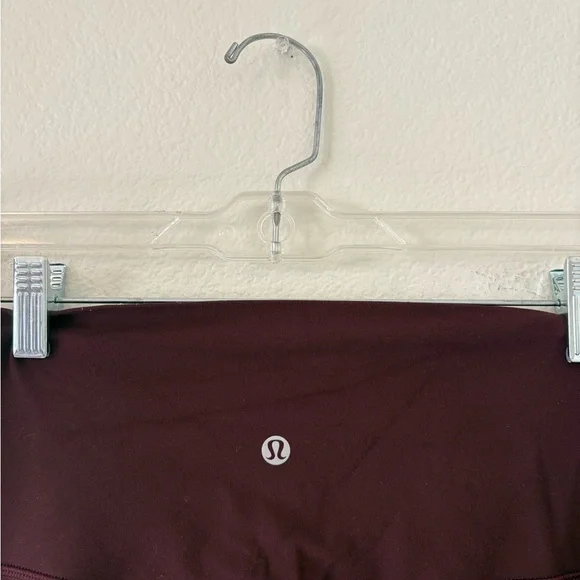 lululemon athletica Burgundy leggings ‘34 - Picture 3 of 6